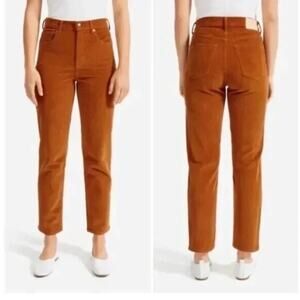 Everlane Baby Corduroy Cheeky Pants Straight Leg 5 Pocket Crop 32 Pumpkin Spice